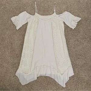 White Mossimo Supply Co boho sundress, size S